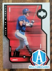 1999 Upper Deck Baseball, View To A Thrill Insert Card #V4 CHIPPER JONES Braves